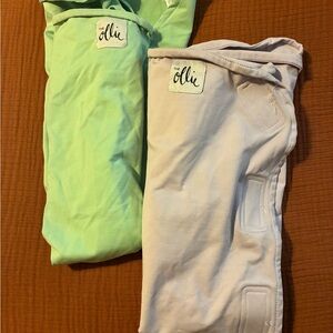 Ollie Kids Pajamas Sleep Sacks - Green and Lavender